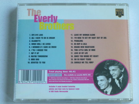 The Everly Brothers - The Best of / 1957 - 60