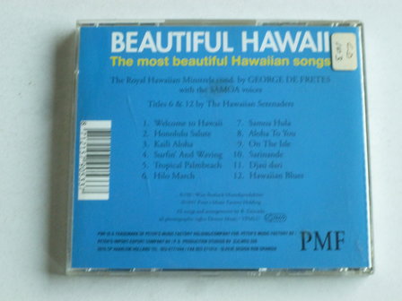 Beautiful Hawaii - The Royal Hawaiian Minstrels / George De Fretes