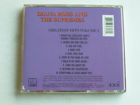 Diana Ross and the Supremes - Greatest Hits