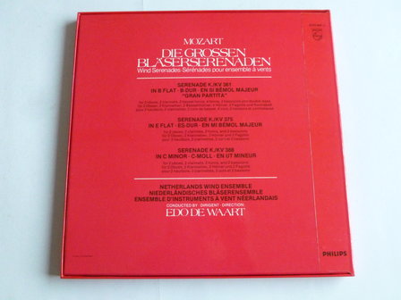 Mozart - Die Grossen Bl&auml;serserenaden / Edo de Waart (2 LP)