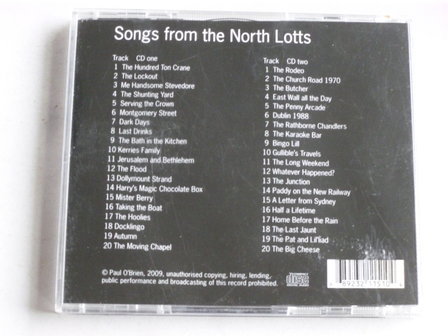 Paul O&#039; Brien - Songs from the North Lotts (2 CD)