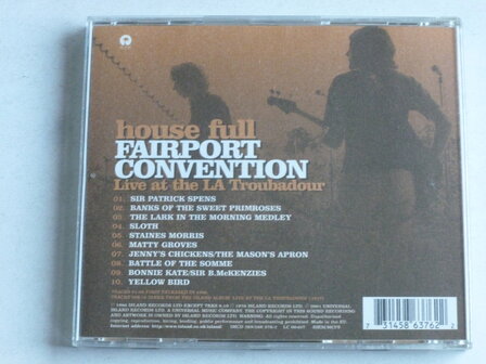 Fairport Convention - House Full / Live at the LA Troubadour
