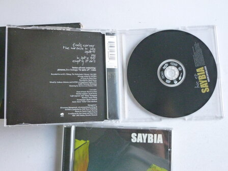 Saybia - The Second you sleep / Live (CD + CD rom)