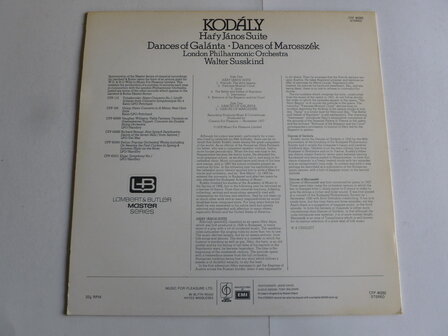 Kodaly - Hary Janos Suite / Walter Susskind (LP)