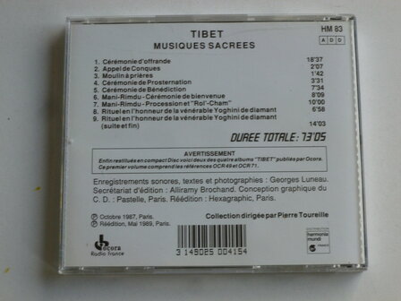 Tibet - Musiques Sacrees