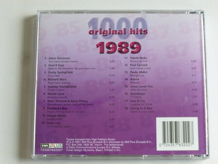 1000 Original Hits - 1989