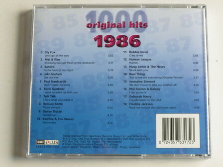 1000 Original Hits - 1986