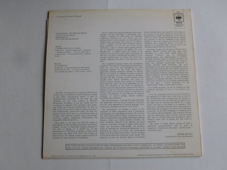 Stravinsky - Le Sacre du Printemps / Boulez (LP) 1969