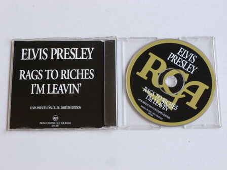 Elvis Presley - Rags to Riches, I&#039;m Leavin (CD Single)