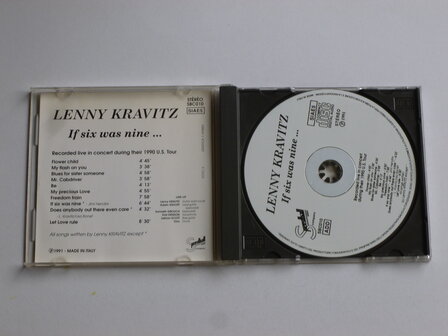 Lenny Kravitz - If six was nine.../ Live in Concert 