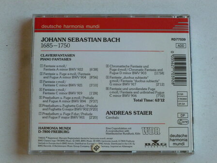 J.S. Bach - Clavierfantasien / Andreas Staier