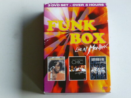 Funk Box - Live at Montreux / James Brown, Chic, Earth Wind &amp; Fire(3 DVD)