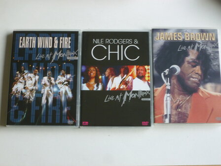 Funk Box - Live at Montreux / James Brown, Chic, Earth Wind &amp; Fire(3 DVD)