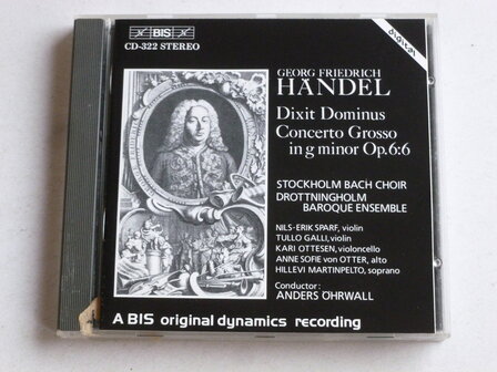 Handel - Dixit Dominus  Concerto Grosso / Anders &Ouml;hrwall