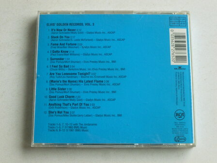 Elvis Presley - Elvis Golden Records Volume 3 (RCA)