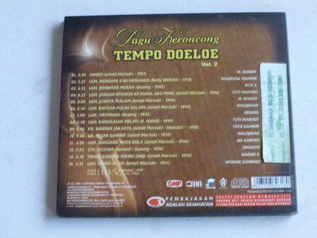Lagu Keroncong Tempo Doeloe vol.2