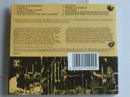 Neil Young - Harvest ( south Africa)