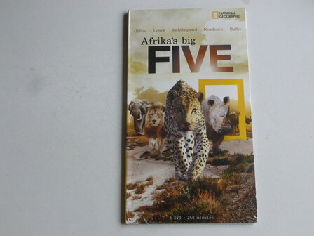 Afrika&#039;s Big Five - National Geographic (3 DVD) Nieuw