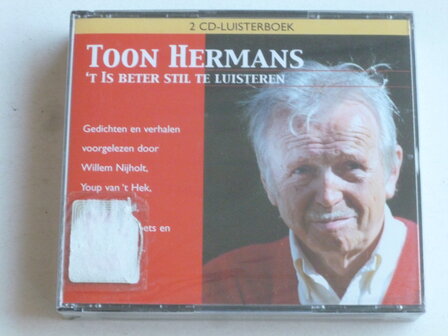 Toon Hermans - &#039;t Is beter stil te luisteren (2 CD Luisterboek rubenstein ) Nieuw