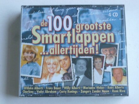 De 100 Grootste Smartlappen ...allertijden (4 CD) Nieuw