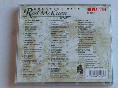 Rod McKuen - Greatest Hits