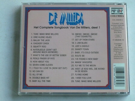 De Millers - Het complete songbook van De Millers Deel 1