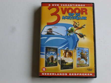 3 voor op de Achterbank (3 DVD Vakantiebox)