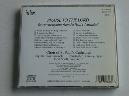 Praise to the Lord - St. Paul&#039;s Cathedral Choir, John Scott