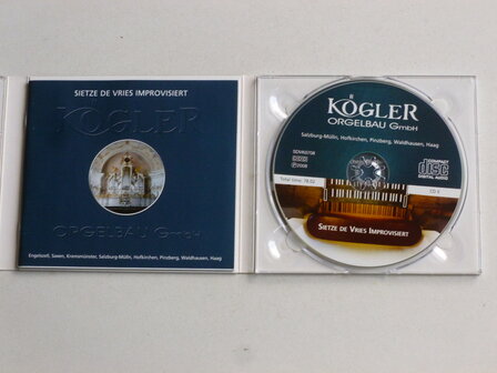 Sietze De Vries Improvisiert - Kogler Orgelbau (2 CD)