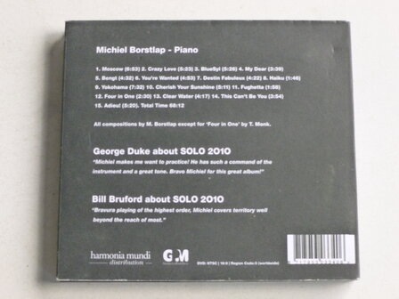 Michael Borstlap - Solo (CD + DVD) harmonia mundi