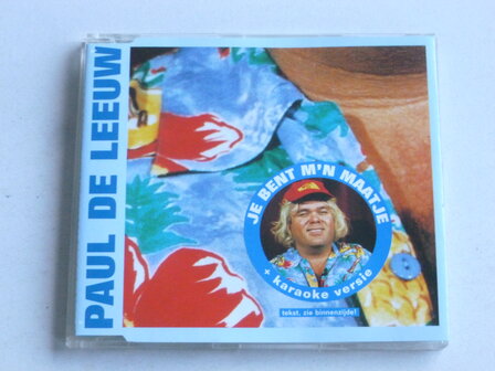 Paul de Leeuw - Je bent m&#039;n maatje (henny vrienten) CD Single