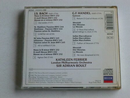 Bach &amp; Handel - Kathleen Ferrier, Sir Adrian Boult