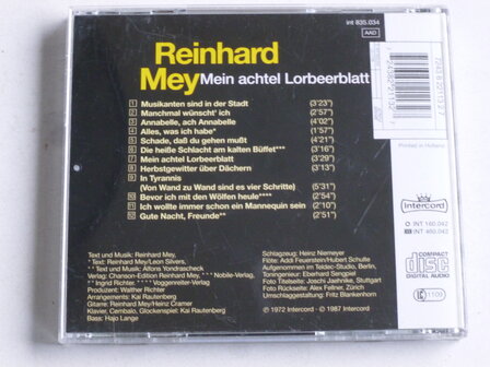 Reinhard Mey - Mein Achtel Lorbeer-Blatt
