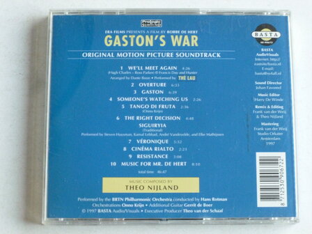 Gaston&#039;s War - Soundtrack by Theo Nijland