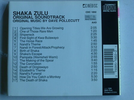 Shaka Zulu - Original Soundtrack (USA)