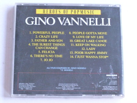 Gino Vannelli - Heroes of Popmusic