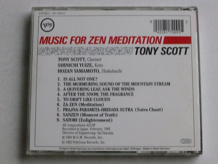 Tony Scott - Music for Zen Meditation