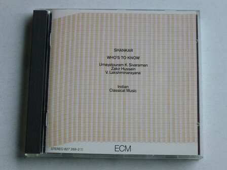 Shankar - Who&#039;s to Know (ECM)