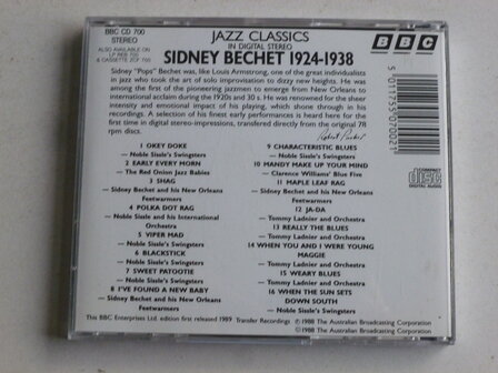 Sidney Bechet - 1924 to 1938