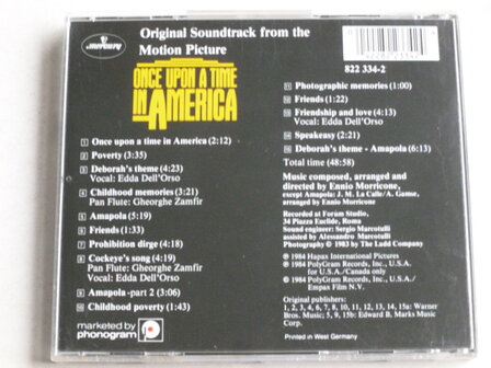 Once upon a time in America - Ennio Morricone (soundtrack)