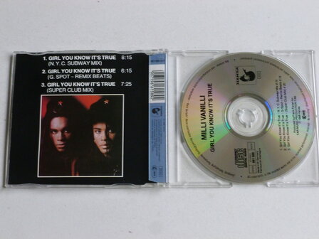 Milli Vanilli - Girl you know it&#039;s true (CD Single)