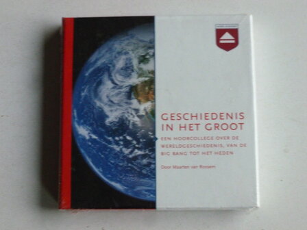 Geschiedenis in het Groot - Maarten van Rossem (hoorcollege) 4 CD (Nieuw)