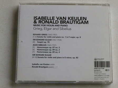 Isabelle van Keulen &amp; Ronald Brautigam - Music for Violin and Piano