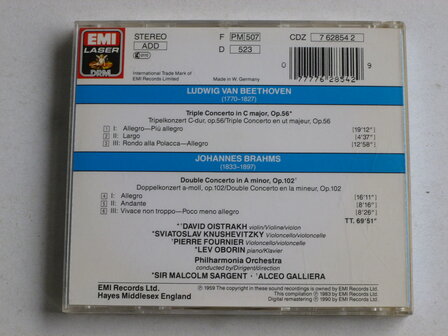 Beethoven - Triple Concerto / Oistrakh , Sargent