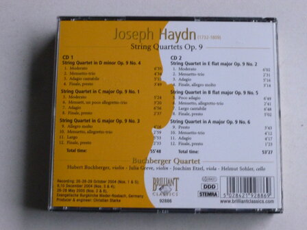 Haydn - String Quartets / Buchberger Quartet (2 CD)