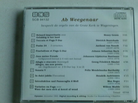 Ab Weegenaar - bespeelt orgels van de Grote Kerk Wageningen