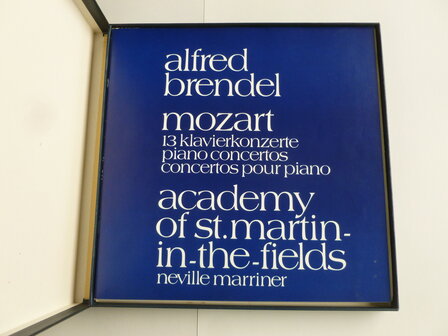 Mozart - 13 piano concertos / Alfred Brendel, Neville Marriner (8 LP)