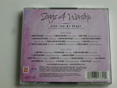 Songs 4 Worship - Give you my Heart (2 CD)