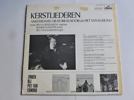 Kerstliederen Amsterdams Oratorium / Piet van Egmond (LP)