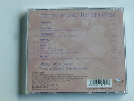 Klara W&uuml;rtz - Piano Music for Children